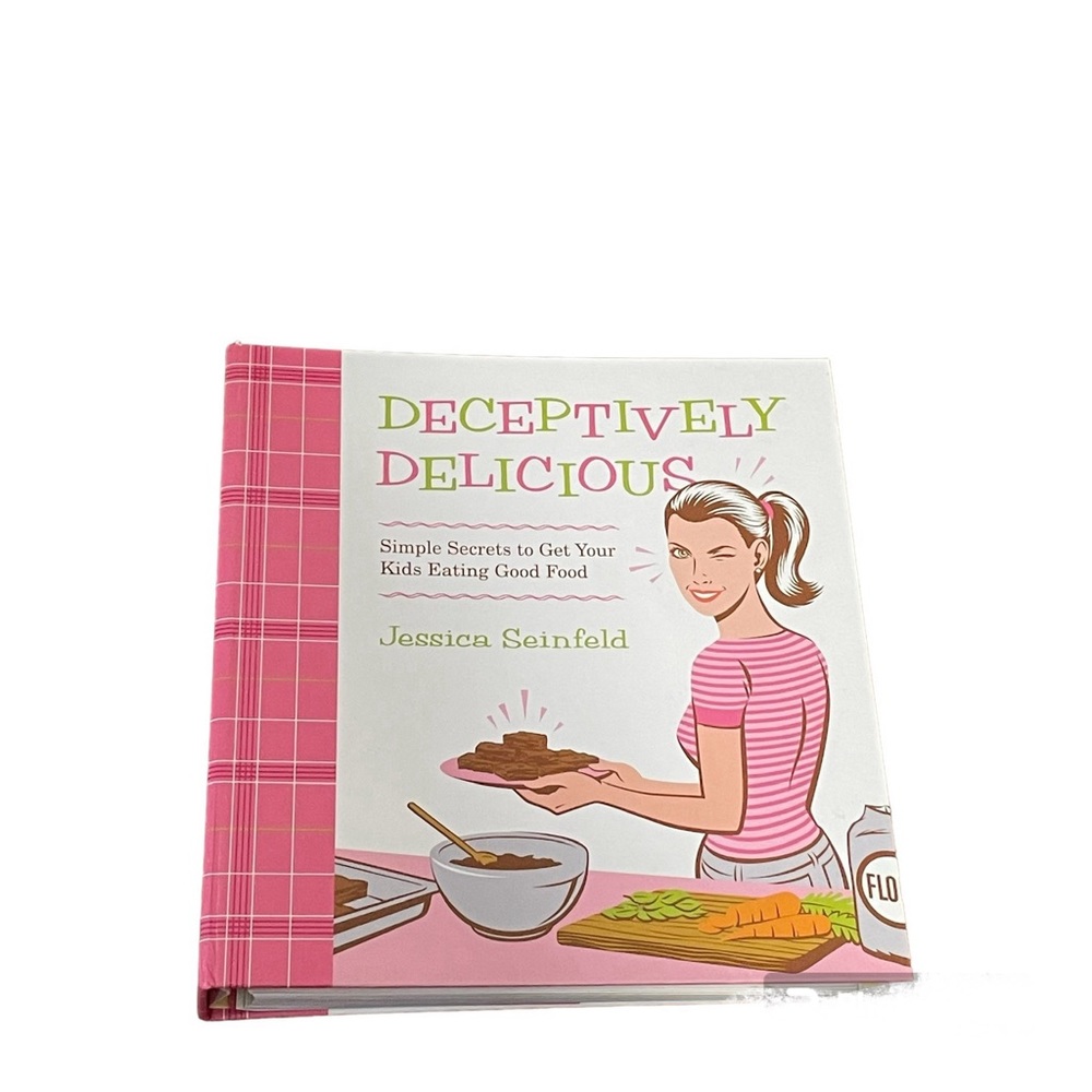 Deceptively Delicious Kids eating good food. Wire bound, hardcover cookbook.